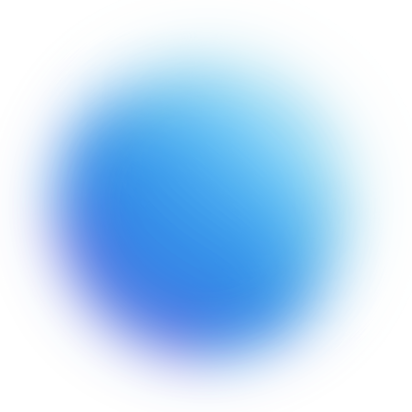 Blue Blurred Gradient Ball